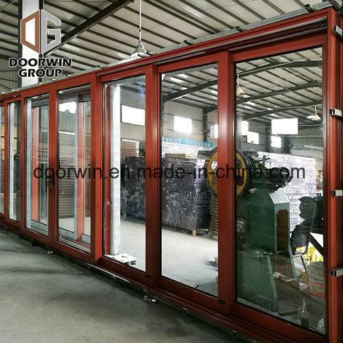 DOORWIN 2021Wood Color Aluminum Sliding Door - China Door, Aluminum Sliding Door — product image 0