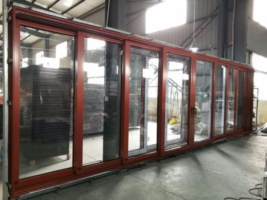 DOORWIN 2021Wood Color Aluminum Sliding Pocket Door for Balcony and Terrace - China Door, Aluminum Sliding Door — product image 0