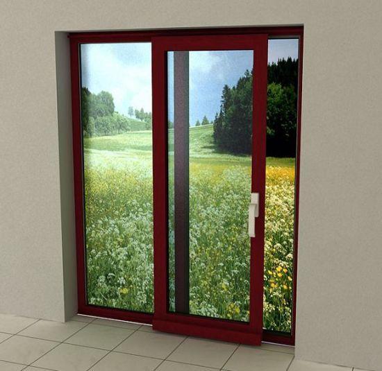 DOORWIN 2021Wood Color Finishing Heat-Insulation Aluminum Sliding Door - China Sliding Door, Sliding Doors — product image 0
