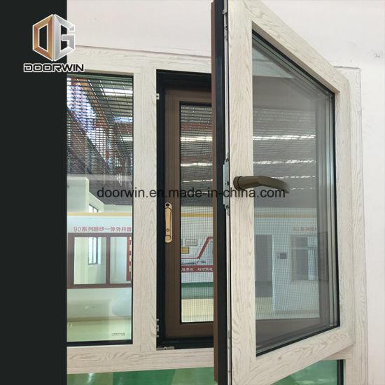 DOORWIN 2021Wood Grain Burglar Proof Window - China Tilt and Turn Window, Casement Window — product image 0