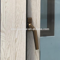 DOORWIN 2021Wood grain color awning window aluminum casement windows — thumbnail 5