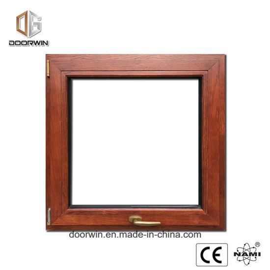 DOORWIN 2021Wood Grain Color Wood Aluminum Tilt Turn Window - China Normal Aluminum Extrusion Tilt Turn Windows, Swing Window with Factory Price — product image 0