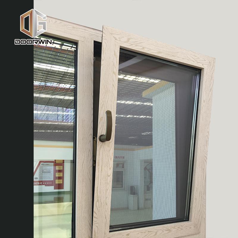 DOORWIN 2021Wood grain finish aluminum window windows tilt turn by Doorwin on Alibaba — product image 3