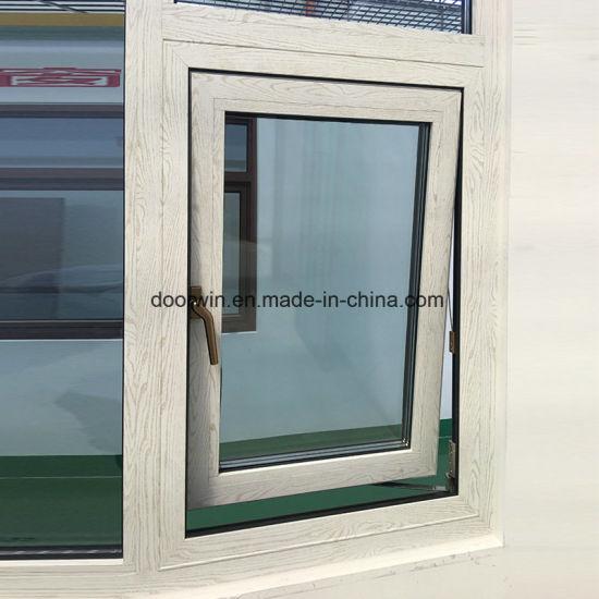 DOORWIN 2021Wood Grain Finishing Awning Window - China White Aluminum Windows, Push Open Windows — product image 0