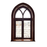 DOORWIN 2021Wood window design arched windows with built in blinds by Doorwin on Alibaba — thumbnail 1