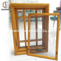 DOORWIN 2021wooden color aluminum clad wood casement window — thumbnail 7