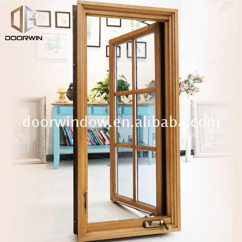 DOORWIN 2021wooden color aluminum clad wood casement window — product image 6