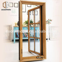 DOORWIN 2021wooden color aluminum clad wood casement window — thumbnail 6