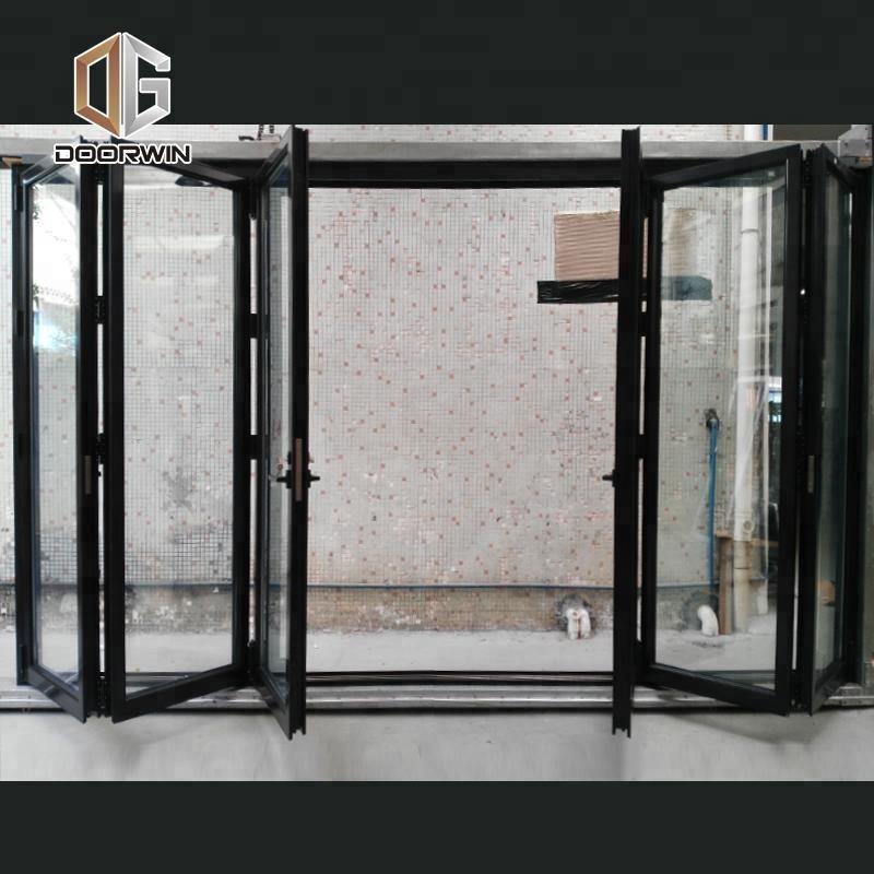 DOORWIN 2021Wooden color fold door wholesale doors usa approved aluminium casement by Doorwin on Alibaba — product image 3