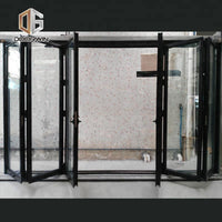 DOORWIN 2021Wooden color fold door wholesale doors usa approved aluminium casement by Doorwin on Alibaba — thumbnail 2