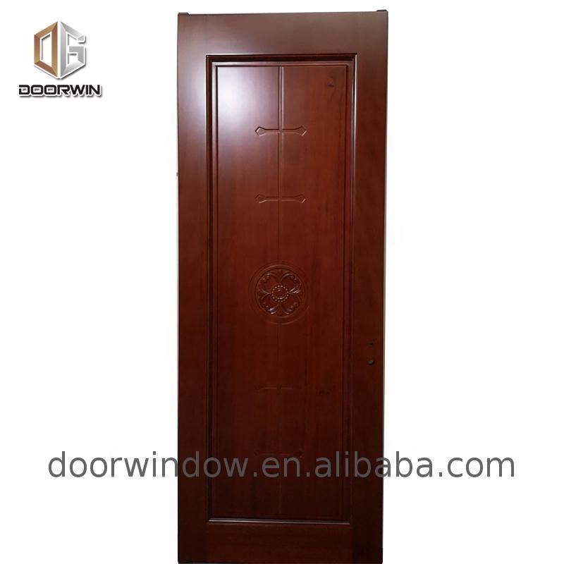 DOORWIN 2021Wooden door with frame decoration glass insert wood interior door glass insert wood interior door — product image 2