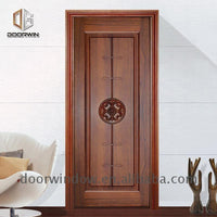 DOORWIN 2021Wooden doors for arc interiors wood grain entrance door solid wood with patterns casement door — thumbnail 3