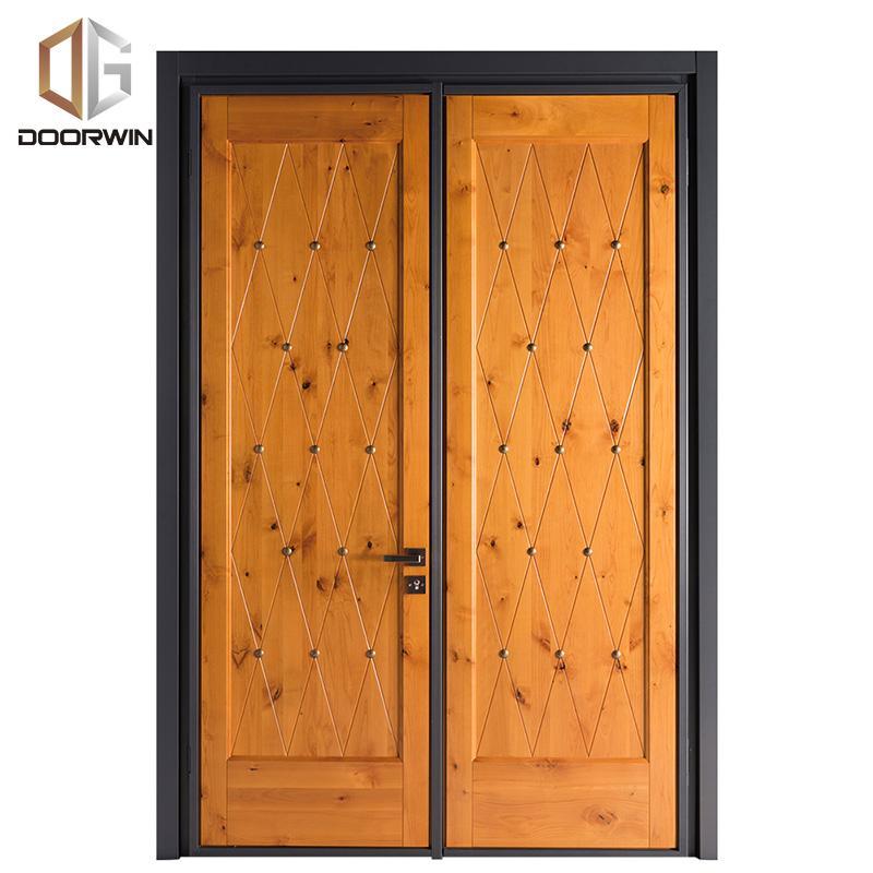 DOORWIN 2021Wooden entry doors double panel design catalogue by Doorwin on Alibaba — product image 1