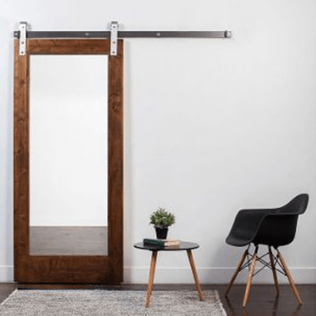 DOORWIN 2021Wooden Mirror Barn Door With Top Trackby Doorwin — product image 4