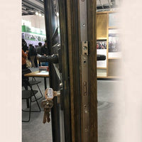 DOORWIN 2021Wooden single main door design steel main door designs front by Doorwin on Alibaba — thumbnail 6