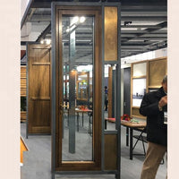 DOORWIN 2021Wooden single main door design steel main door designs front by Doorwin on Alibaba — thumbnail 5