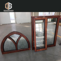 DOORWIN 2021Wooden windows grills design round window — thumbnail 3