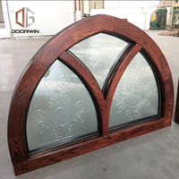 DOORWIN 2021Wooden windows grills design round window — thumbnail 3