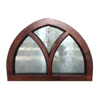 DOORWIN 2021Wooden windows grills design round window — thumbnail 1