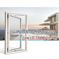 DOORWIN 2021World-class awning window wood grain finish thermal break door awnings aluminum — thumbnail 3