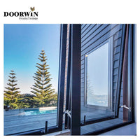 DOORWIN 2022 World best selling products aluminium window insect screen 1500 x price stained glass windows and doors — thumbnail 4