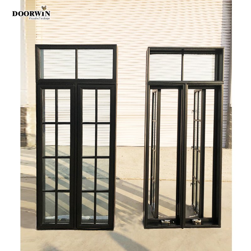 DOORWIN Aluminum casement window hand crank american aluminium windows with double glass — product image 3
