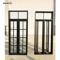 DOORWIN Aluminum casement window hand crank american aluminium windows with double glass — thumbnail 3