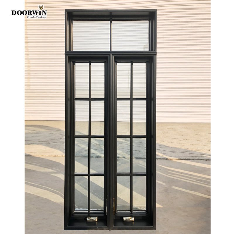 DOORWIN Aluminum casement window hand crank american aluminium windows with double glass - Doorwin Group Windows & Doors