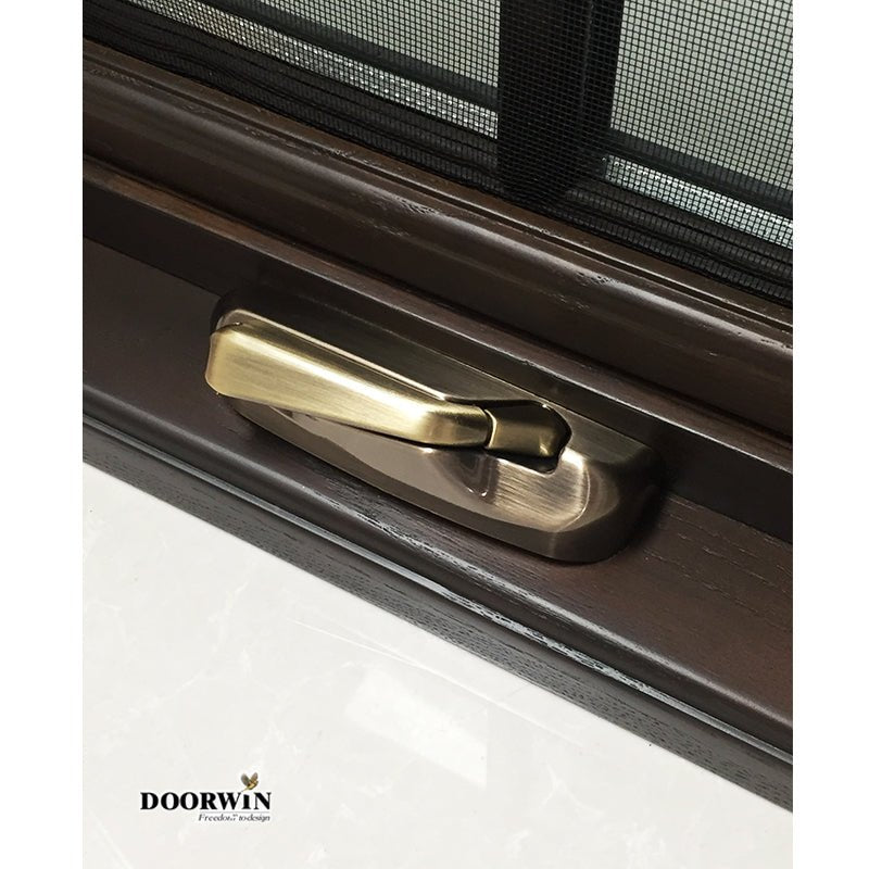 DOORWIN Aluminum casement window hand crank american aluminium windows with double glass - Doorwin Group Windows & Doors
