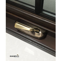DOORWIN Aluminum casement window hand crank american aluminium windows with double glass — thumbnail 5