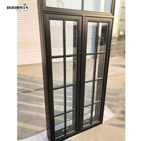 DOORWIN Aluminum casement window hand crank american aluminium windows with double glass — thumbnail 4
