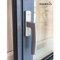 Doorwin Aluminum double tempered casement glass windows in low prices — thumbnail 4