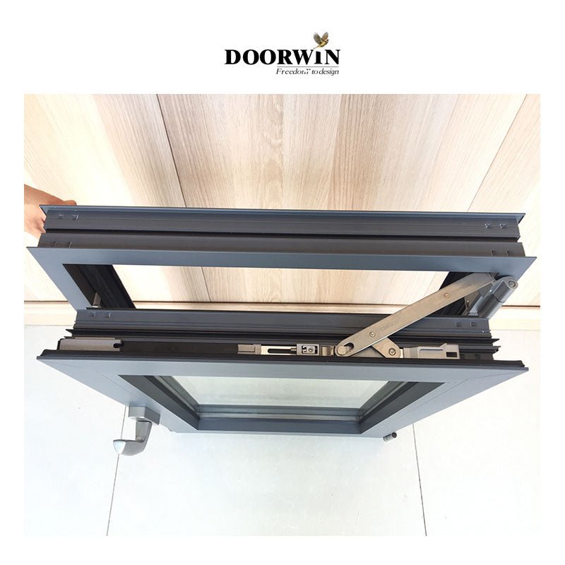 Doorwin Aluminum double tempered casement glass windows in low prices - Doorwin Group Windows & Doors