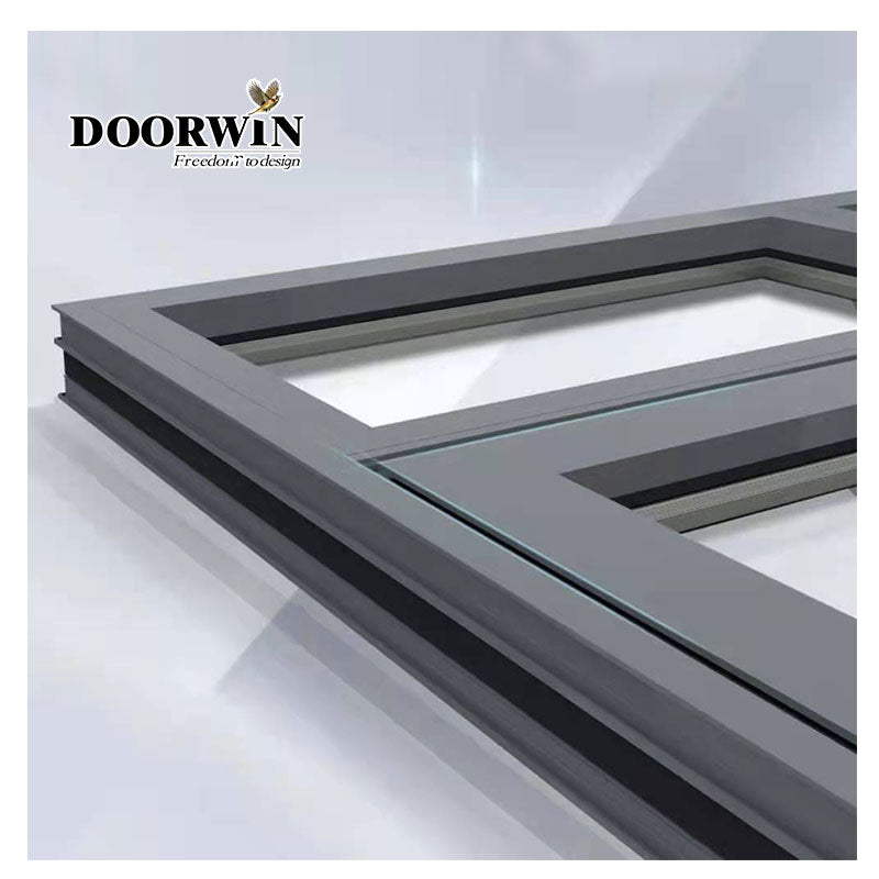 Doorwin Aluminum Slim-line window system minimized borders for a maximized view double tempered casement glass windows — product image 5