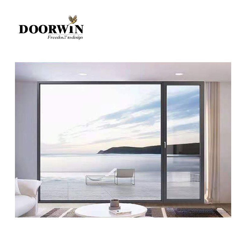 Doorwin Aluminum Slim-line window system minimized borders for a maximized view double tempered casement glass windows — product image 4