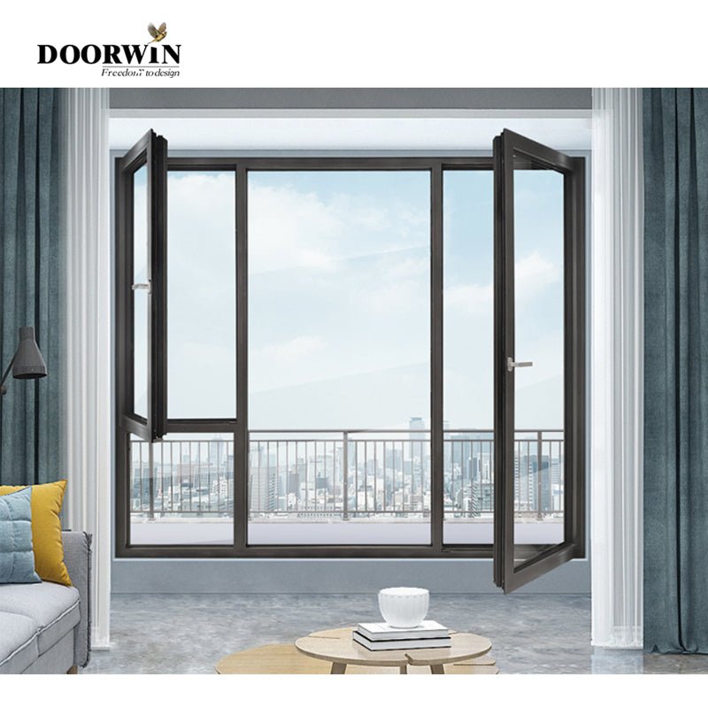 Doorwin Aluminum window sound proof window tilt turn Casement window — product image 2