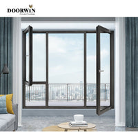 Doorwin Aluminum window sound proof window tilt turn Casement window — thumbnail 2