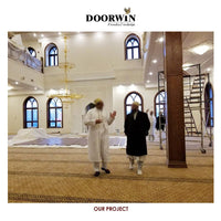 Doorwin arched wood frame casement window modern design tilt and turn wood windows — thumbnail 6