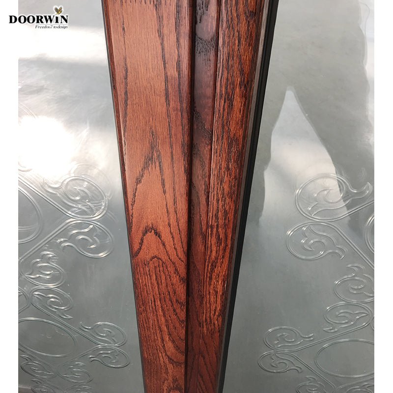 Doorwin arched wood frame casement window modern design tilt and turn wood windows — product image 4
