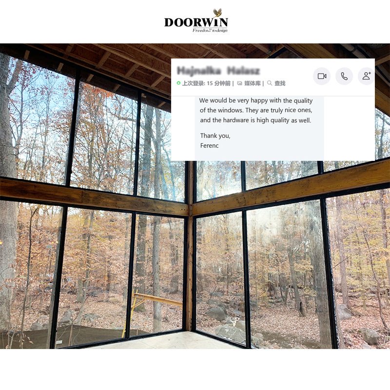 Doorwin Cheap Price Latest Design Aluminum Frame Two Way Opening Tilt And Turn aluminium Replacement  Casement Window For  Sale — product image 6