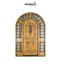 Doorwin custom house front solid wood entry door for sale — thumbnail 1