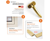 DOORWIN ELEVATE SERIES Wood Aluminum Composite Germany Windows and Doors System - Doorwin Group Windows & Doors