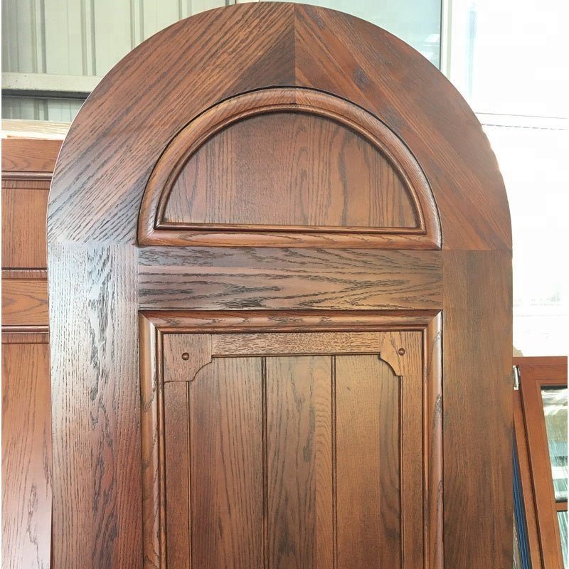 Doorwin exterior wood door picture china solid wood windows and doors cheap solid wood interior door — product image 2