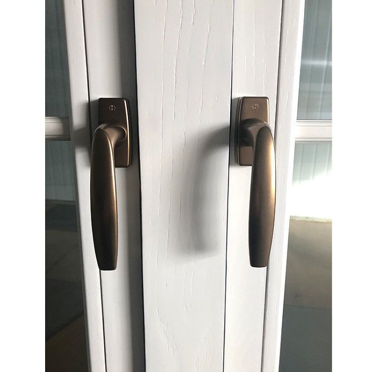 Doorwin Hot Sale White Aluminum Clad Wood Push Out Casement Windows with Grilles — product image 4