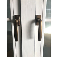 Doorwin Hot Sale White Aluminum Clad Wood Push Out Casement Windows with Grilles — thumbnail 4
