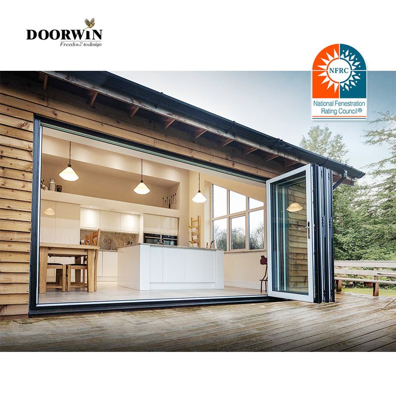 Doorwin Modern Design Wholesale Direct Sale Waterproof Ready Made Exterior Thermally Broken Aluminum Folding Doors For House — product image 2