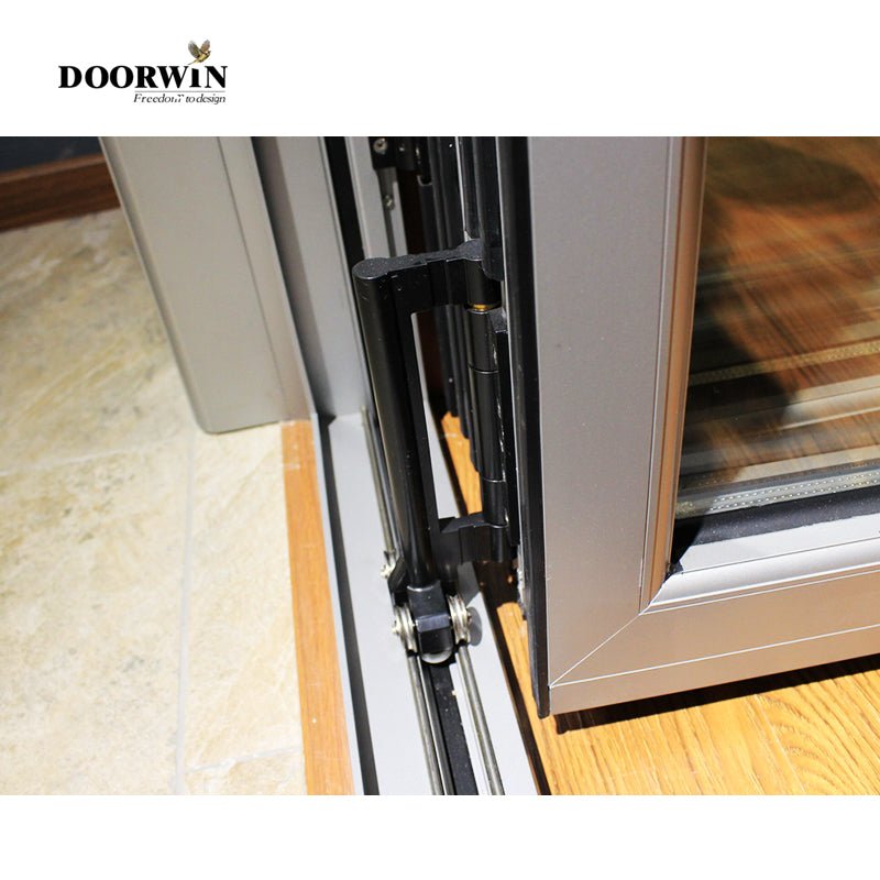 Doorwin Modern Design Wholesale Direct Sale Waterproof Ready Made Exterior Thermally Broken Aluminum Folding Doors For House — product image 4