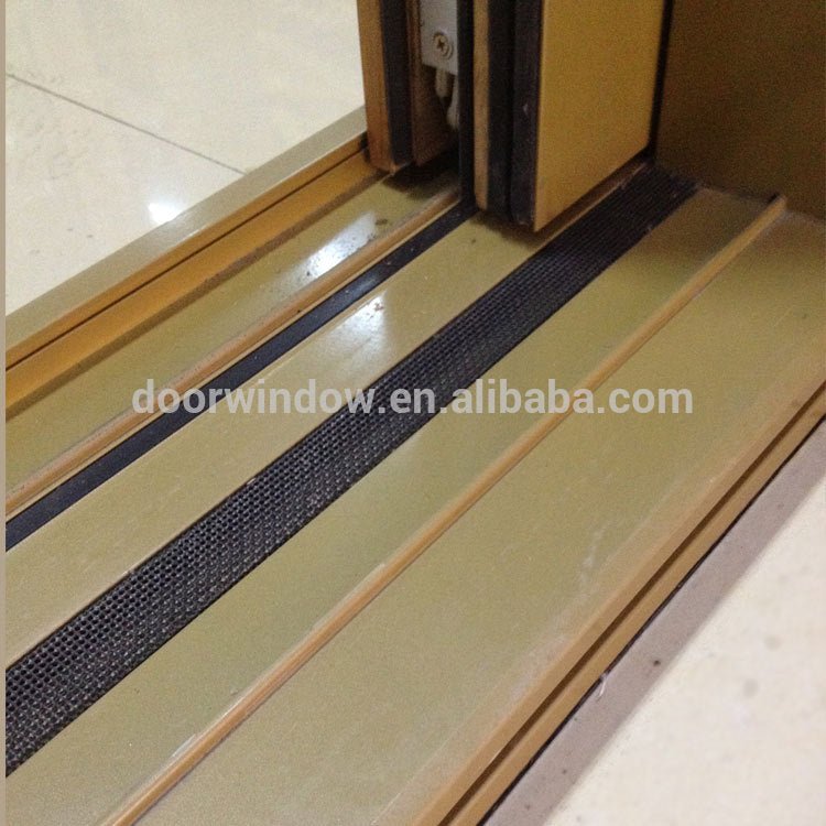Doorwin patio doors glass partition door aluminum clad oak lift sliding door from China supplier by Doorwin — product image 6