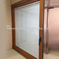 Doorwin patio doors glass partition door aluminum clad oak lift sliding door from China supplier by Doorwin — thumbnail 2