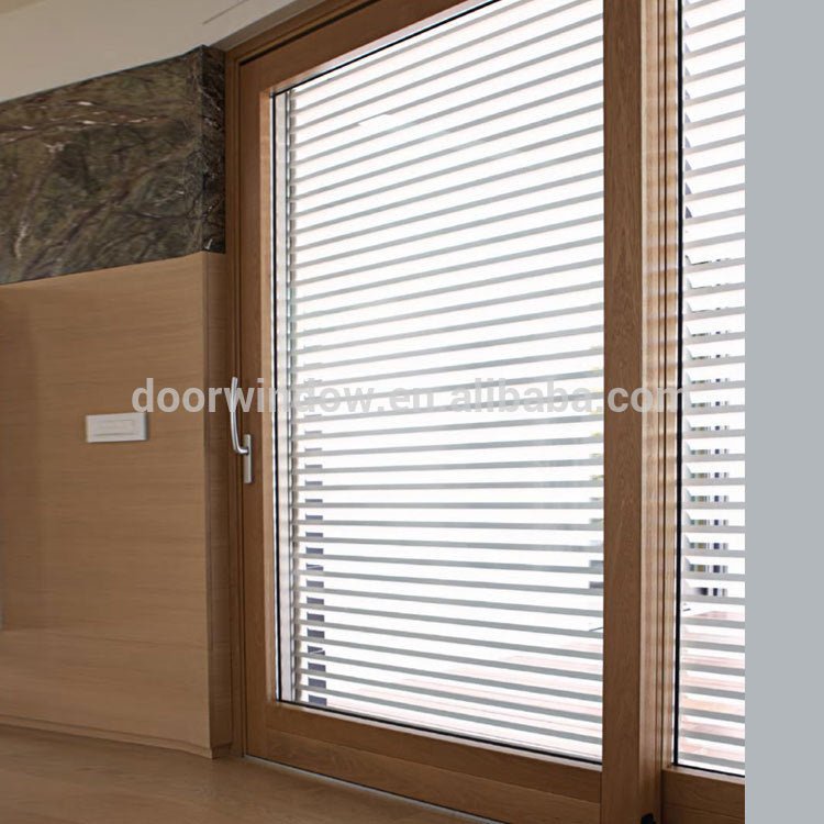 Doorwin patio doors glass partition door aluminum clad oak lift sliding door from China supplier by Doorwin — product image 3